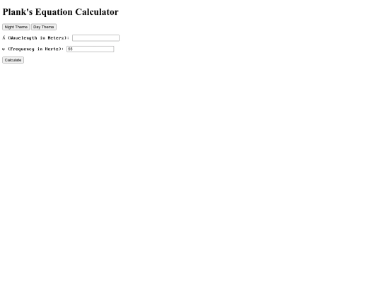 frequencytowavelength screenshot