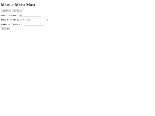 massmolarmass screenshot