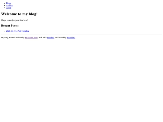 index screenshot