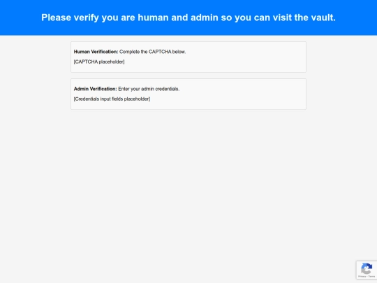 adminvault/verification screenshot