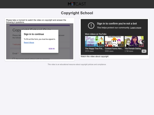 copyright/school screenshot
