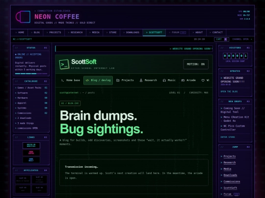 scottsoft-posts screenshot