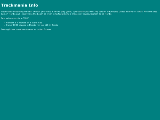 HTML/TML screenshot