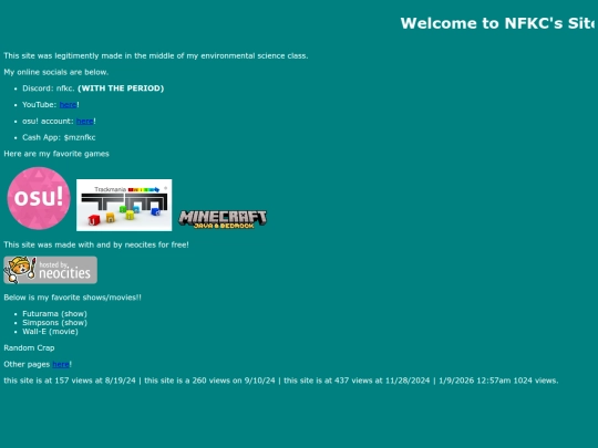 index screenshot