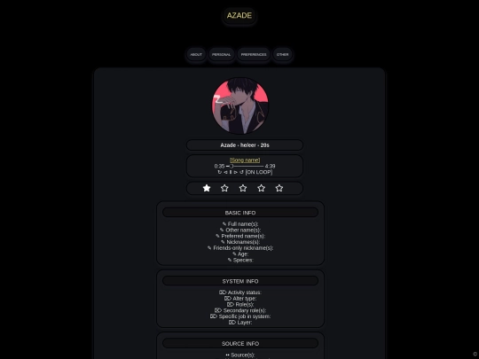 Bios/A/Azade screenshot