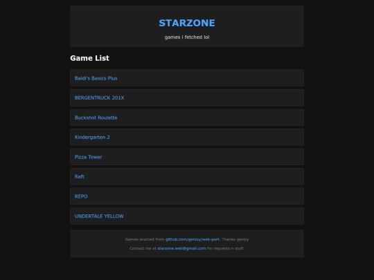index screenshot