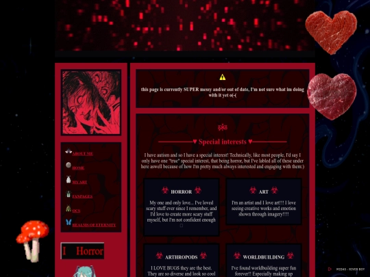 interests screenshot