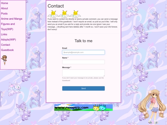 Contact screenshot