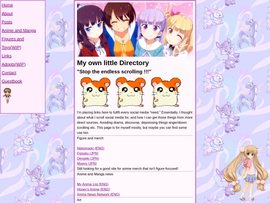 links screenshot