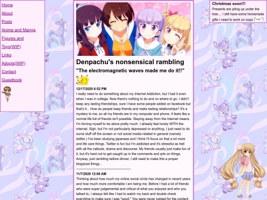 posts screenshot