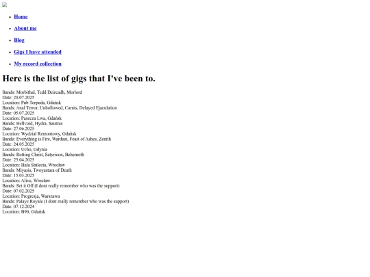 gigs screenshot