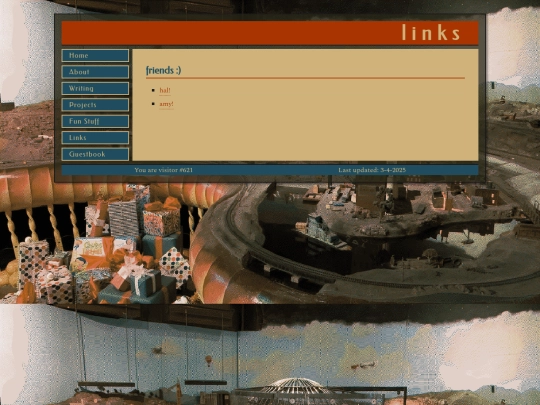 links screenshot