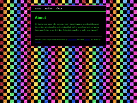 zonelets/about screenshot