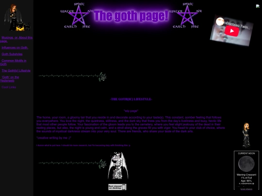 Goth/lifestyle screenshot