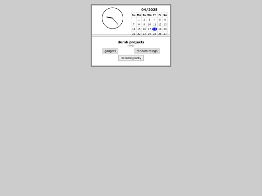 projects screenshot