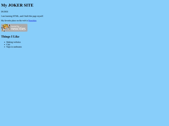 index screenshot