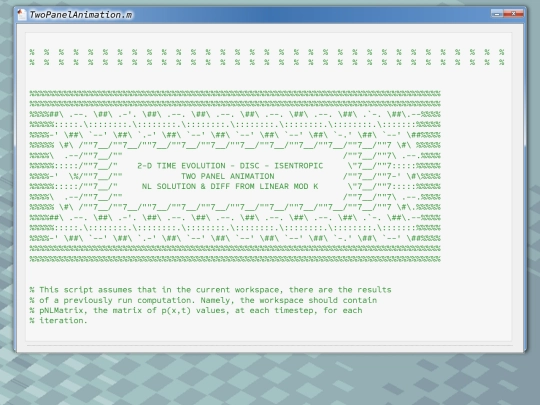 matlab-code-mobile/twoD_disc_isentropic_mobile/TwoPanelAnimation_Mobile screenshot