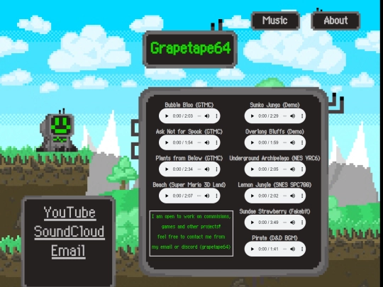 Music screenshot