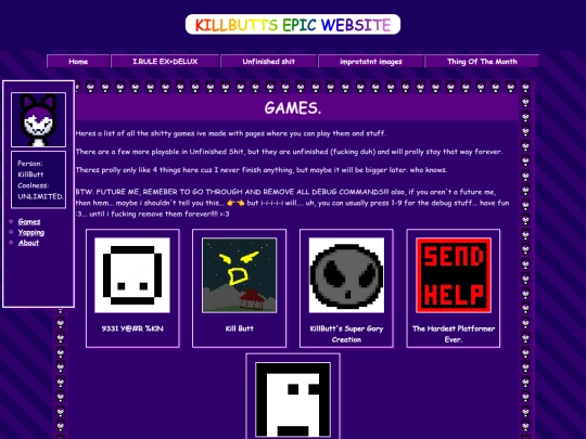 games screenshot