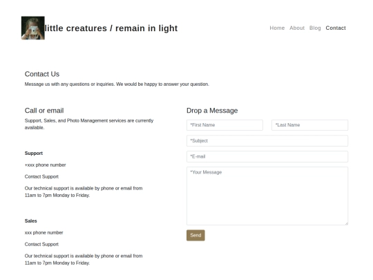 contact screenshot