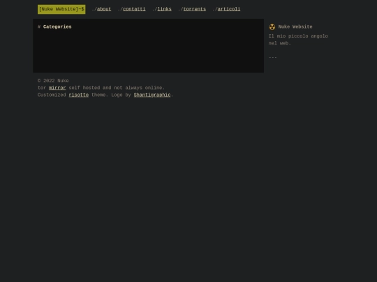 categories screenshot