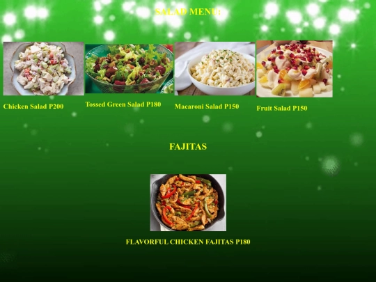 salad screenshot