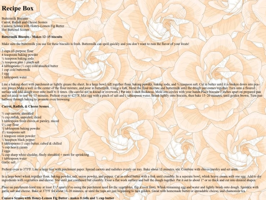 recipebox screenshot