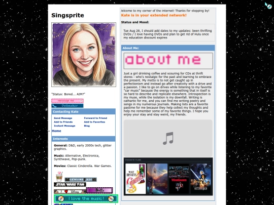 myspace screenshot