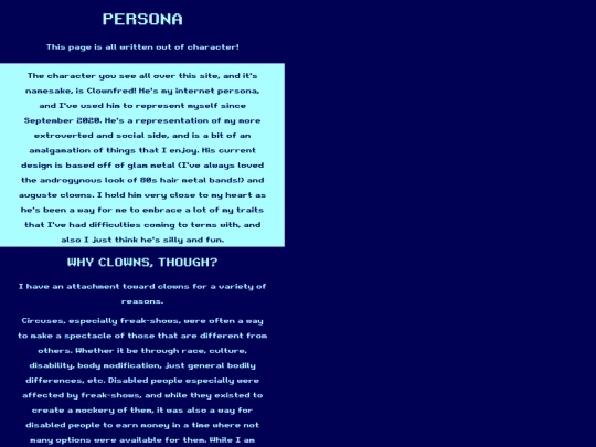 aboutme/persona screenshot