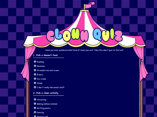clownquiz screenshot