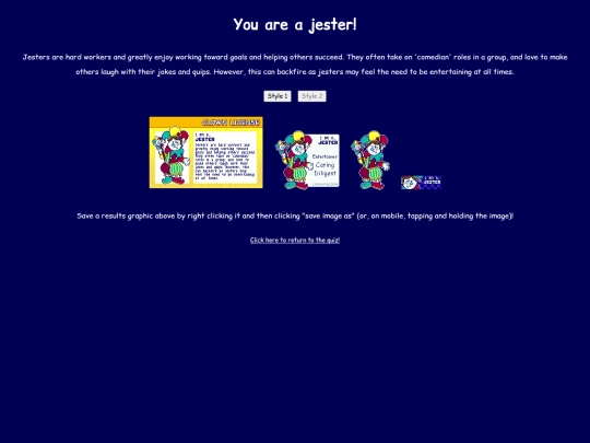 clownquiz/jester screenshot