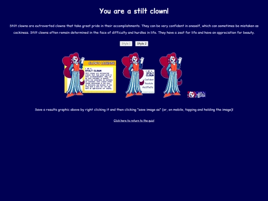 clownquiz/stilt screenshot