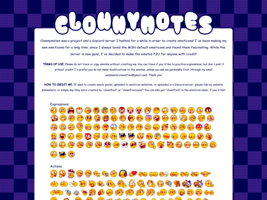 clownymotes screenshot