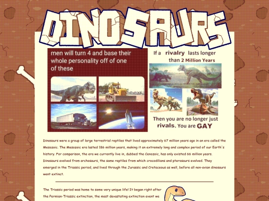 dinosaurs screenshot