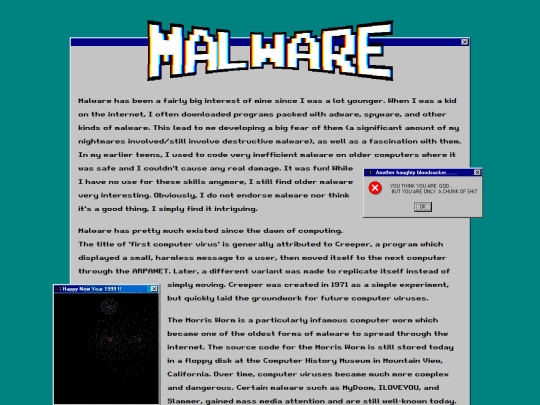 malware screenshot