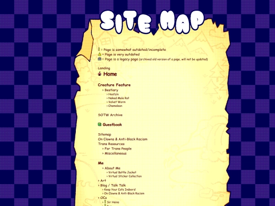 sitemap screenshot