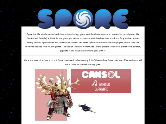 spore screenshot