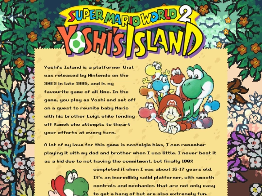yoshisisland screenshot