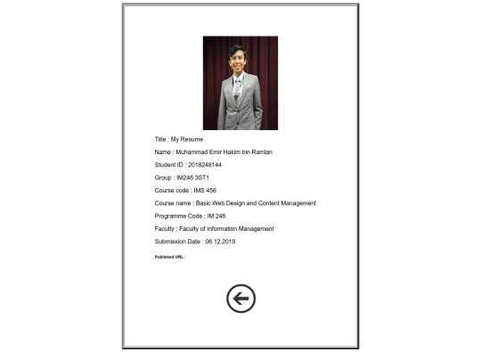 myresume screenshot