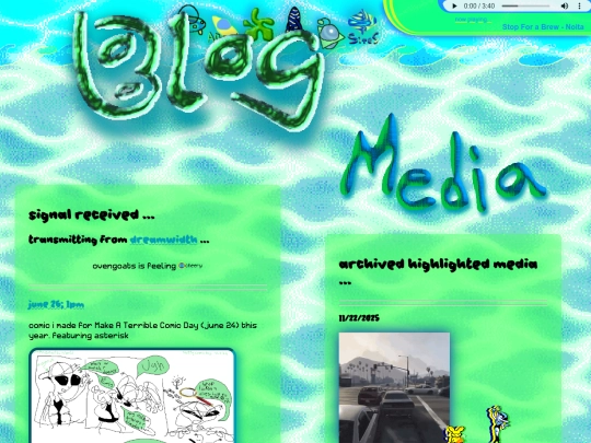 blog screenshot