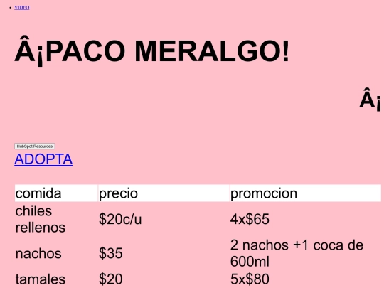 PACO MERLO screenshot
