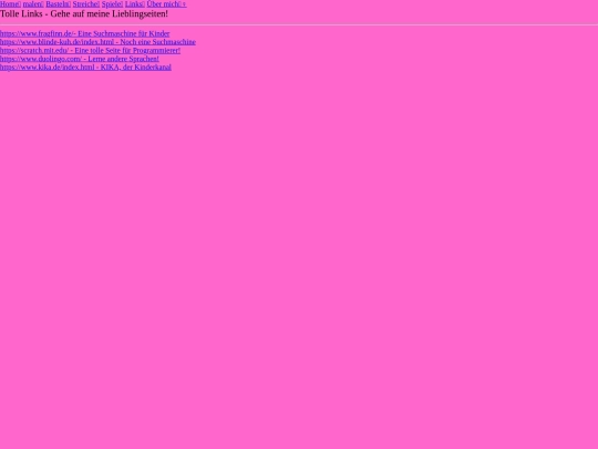Links screenshot
