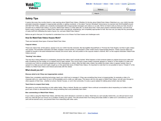 Safetytips screenshot