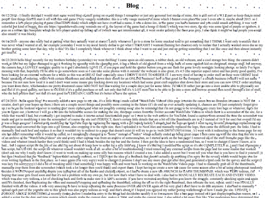 blog screenshot