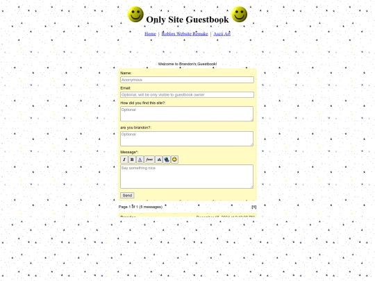 onlysiteguestbook screenshot