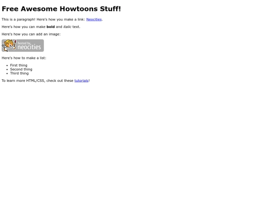 howtoons screenshot