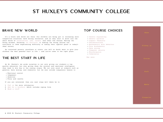 communitySchoolHomePage screenshot
