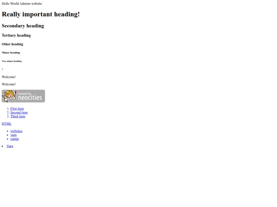index screenshot