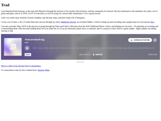 audio/trad screenshot