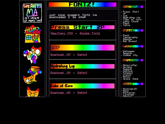fontz screenshot